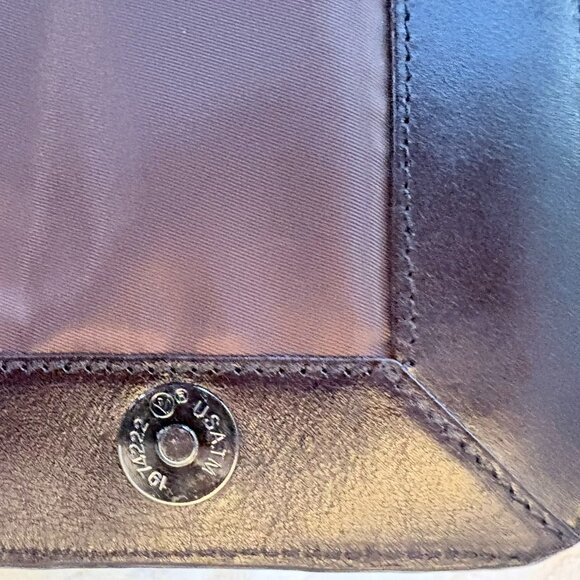 ✨Brahmin Smooth Chocolate Messenger / Laptop Bag – New, Never Used Circa 2015✨ - Picture 9 of 13